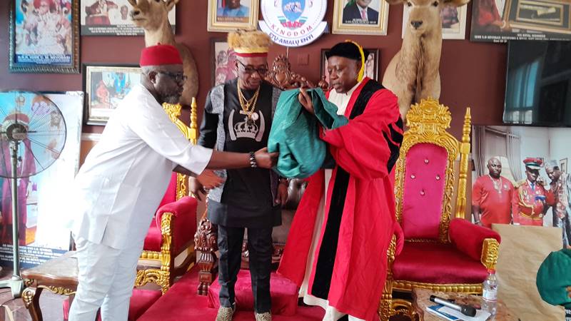  HRH C. M. NEVOBASI(OMELUENYI 1 OF AGUNESE, IGWE OGILISI IGBO) AS NEW CHANCELLOR 11