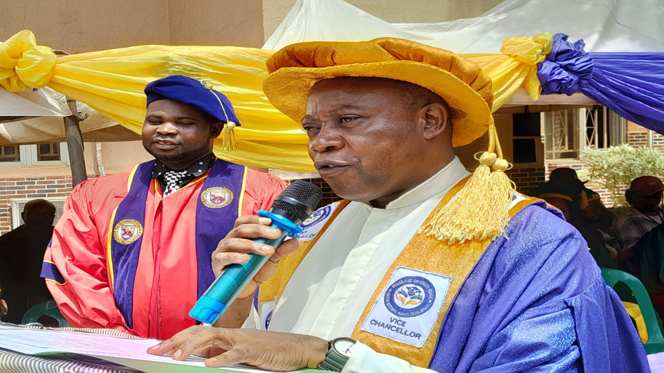 PEACELAND UNIVERSITY HOLDS SUCCESSFUL 2ND MATRICULATION CEREMONY