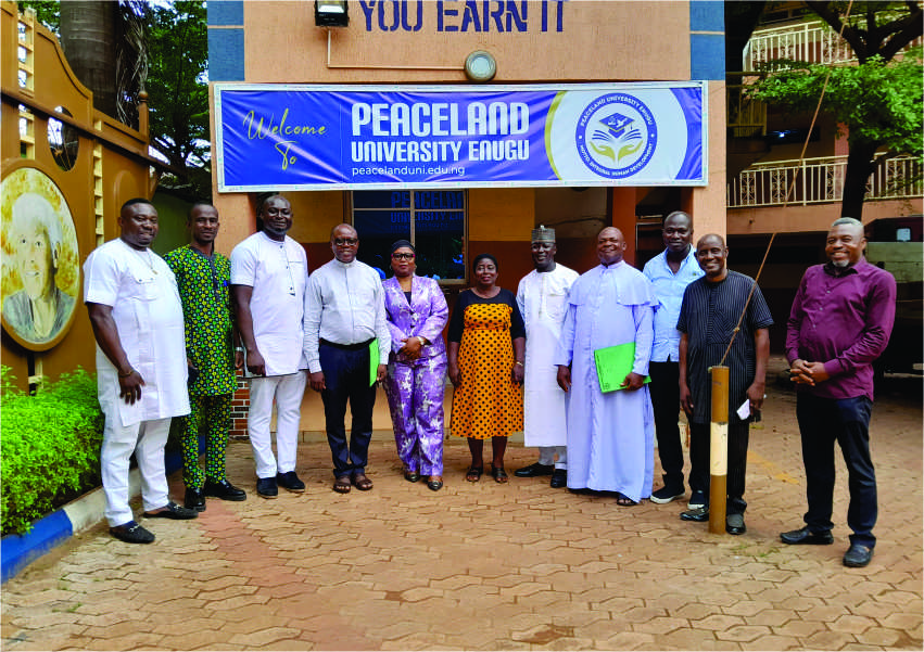 NURSING AND MIDWIFERY COUNCIL OF NIGERIA CONDUCTS RESOURCE INSPECTION AND ADVISORY VISIT AT PEACELAND UNIVERSITY ENUGU